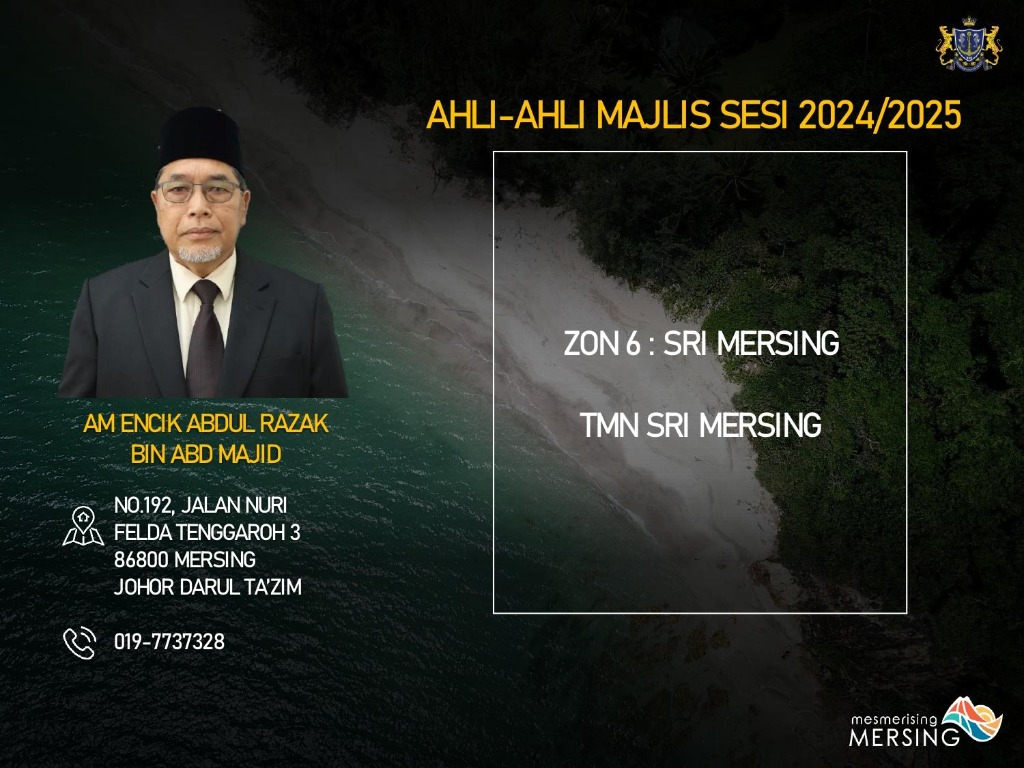 Profil Ahli Majlis Zon 6